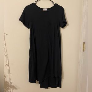 black t shirt dress